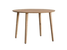 【イージーライフ/Easy Life / GOODS】のMEATH DINING TABLE / ミース ダイニングテーブル ラウンド天板(直径110cm)+ No.2脚(木丸脚) 人気、トレンドファッション・服の通販 founy(ファニー) オイル Oil コーティング Coating テーブル Table ベーシック Basic ラウンド Round ホーム・キャンプ・アウトドア・お取り寄せ Home,Garden,Outdoor,Camping Gear 家具・インテリア Furniture テーブル Table ダイニングテーブル Dining Table |ID:prp329100004247028