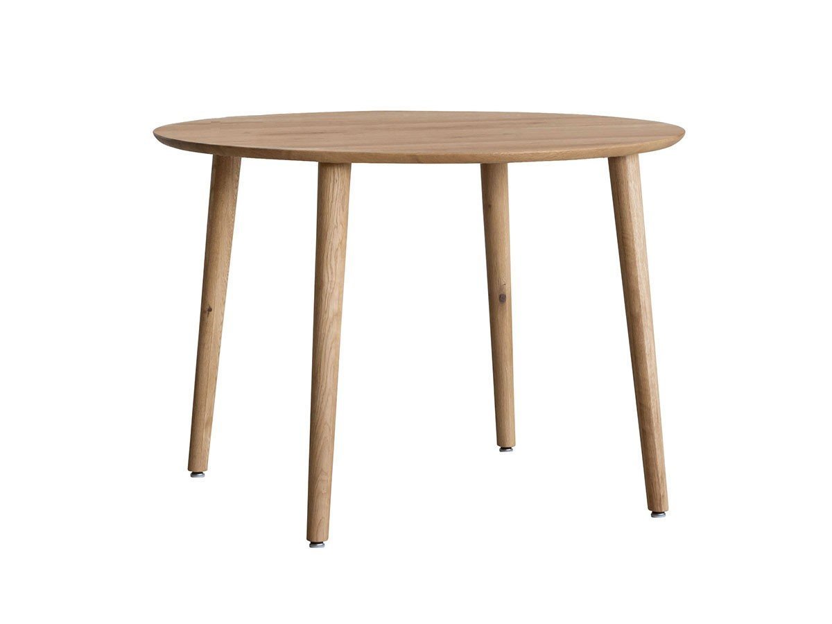 【イージーライフ/Easy Life / GOODS】のMEATH DINING TABLE / ミース ダイニングテーブル ラウンド天板(直径110cm)+ No.2脚(木丸脚) インテリア・キッズ・メンズ・レディースファッション・服の通販 founy(ファニー) 　オイル　Body Oil　コーティング　Coating, Coated Finish　テーブル　Table, Dining Table　ベーシック　Basic, Essential　ラウンド　Round, Round Neck　ホーム・キャンプ・アウトドア・お取り寄せ　Home Living / Home & Lifestyle / Camping Gear / Outdoor Camping　家具・インテリア　Home Furniture & Interior. Stylish & Functional Living Spaces　テーブル　Dining, Coffee & Side Tables　ダイニングテーブル・食卓テーブル　Dining Tables　-|ID: prp329100004247028 ipo3291000000033395477