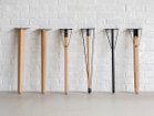 【イージーライフ/Easy Life / GOODS】のMEATH DINING TABLE / ミース ダイニングテーブル ラウンド天板(直径110cm)+ No.2脚(木丸脚) ミースシリーズ脚部(左から / 木角脚、木丸脚、ブラス脚、ソックス脚、アイアン脚、クラフト脚)|ID: prp329100004247028 ipo3291000000033395485