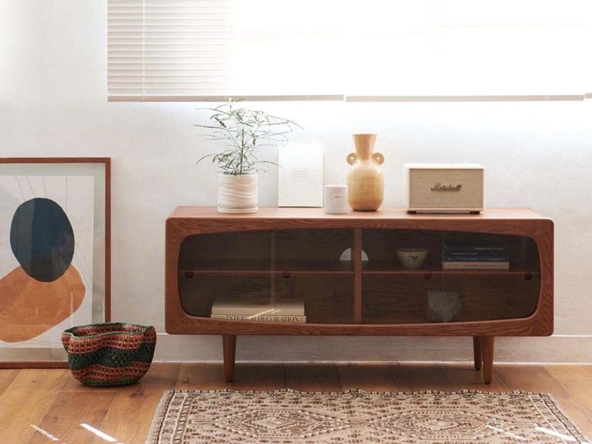 【ジャーナルスタンダード ファニチャー/journal standard Furniture / GOODS】のAROS TV BOARD SMALL / アロス テレビボード スモール 人気、トレンドファッション・服の通販 founy(ファニー) 　ガラス　Glass　シェイプ　Shape　モチーフ　Motif　ホーム・キャンプ・アウトドア・お取り寄せ　Home,Garden,Outdoor,Camping Gear　家具・インテリア　Furniture　テレビボード・テレビ台　TV Stand　テレビボード　Tv Board　other-5|ID: prp329100004249342 ipo3291000000031466686