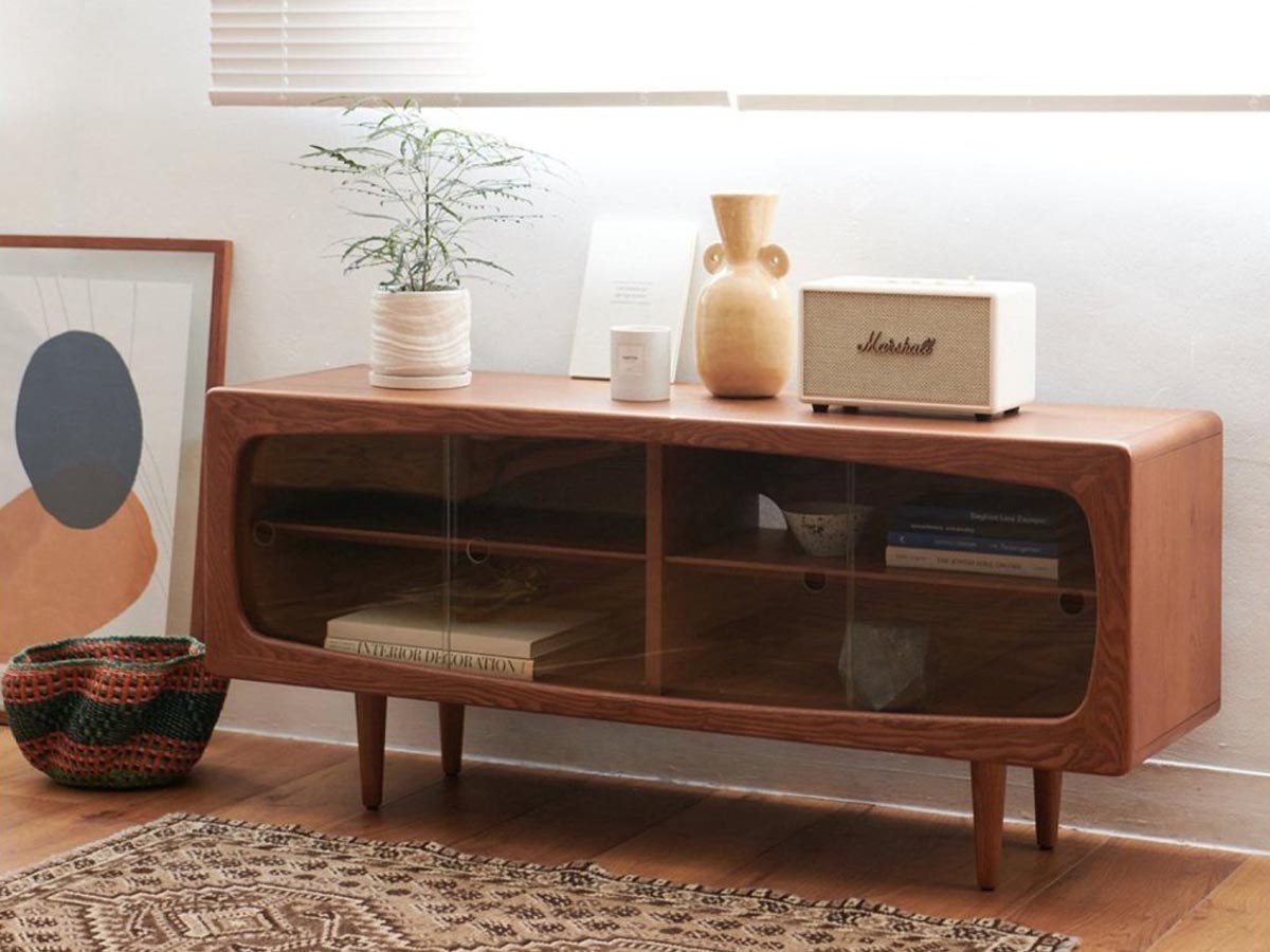 【ジャーナルスタンダード ファニチャー/journal standard Furniture / GOODS】のAROS TV BOARD SMALL / アロス テレビボード スモール 人気、トレンドファッション・服の通販 founy(ファニー) 　ガラス　Glass　シェイプ　Shape　モチーフ　Motif　ホーム・キャンプ・アウトドア・お取り寄せ　Home,Garden,Outdoor,Camping Gear　家具・インテリア　Furniture　テレビボード・テレビ台　TV Stand　テレビボード　Tv Board　other-6|ID: prp329100004249342 ipo3291000000031466687