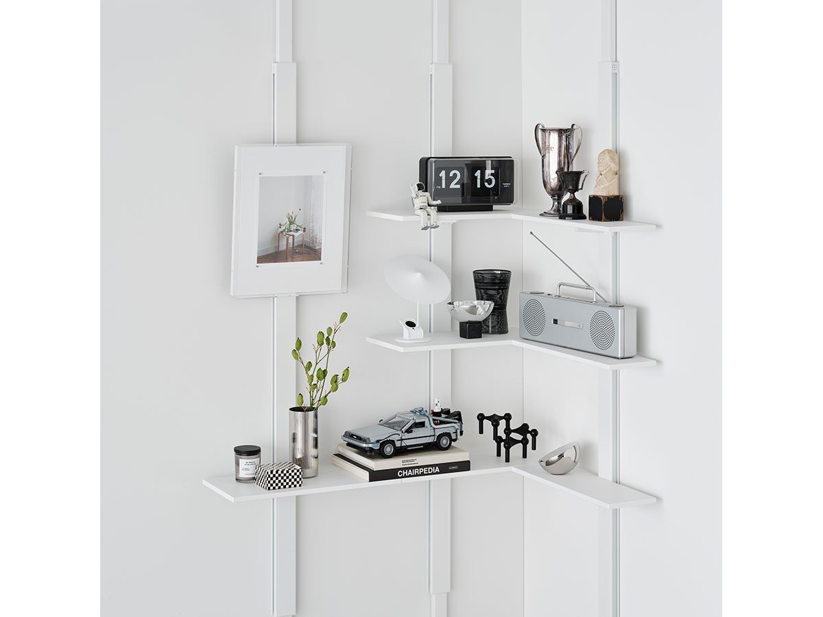 【エアシェルフ/AIR SHELF / GOODS】のCorner Shelf Set / コーナー シェルフ セット 人気、トレンドファッション・服の通販 founy(ファニー) 　フレーム　Flame　プレーン　Plane　送料無料　Free Shipping　ホーム・キャンプ・アウトドア・お取り寄せ　Home,Garden,Outdoor,Camping Gear　家具・インテリア　Furniture　収納家具・キャビネット　Storage Furniture　ラック・シェルフ　Rack Shelf　other-3|ID: prp329100004290503 ipo3291000000031466099