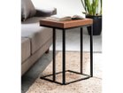 【フライミー ベーシック/FLYMEe BASIC / GOODS】のSIDE TABLE / サイドテーブル #118729 人気、トレンドファッション・服の通販 founy(ファニー) 送料無料 Free Shipping スリム Slim テーブル Table フレーム Flame ホーム・キャンプ・アウトドア・お取り寄せ Home,Garden,Outdoor,Camping Gear 家具・インテリア Furniture テーブル Table サイドテーブル・小テーブル Side Table/Small Table thumbnail 天板ウォールナット、脚部ブラック|ID: prp329100004290512 ipo3291000000029773474