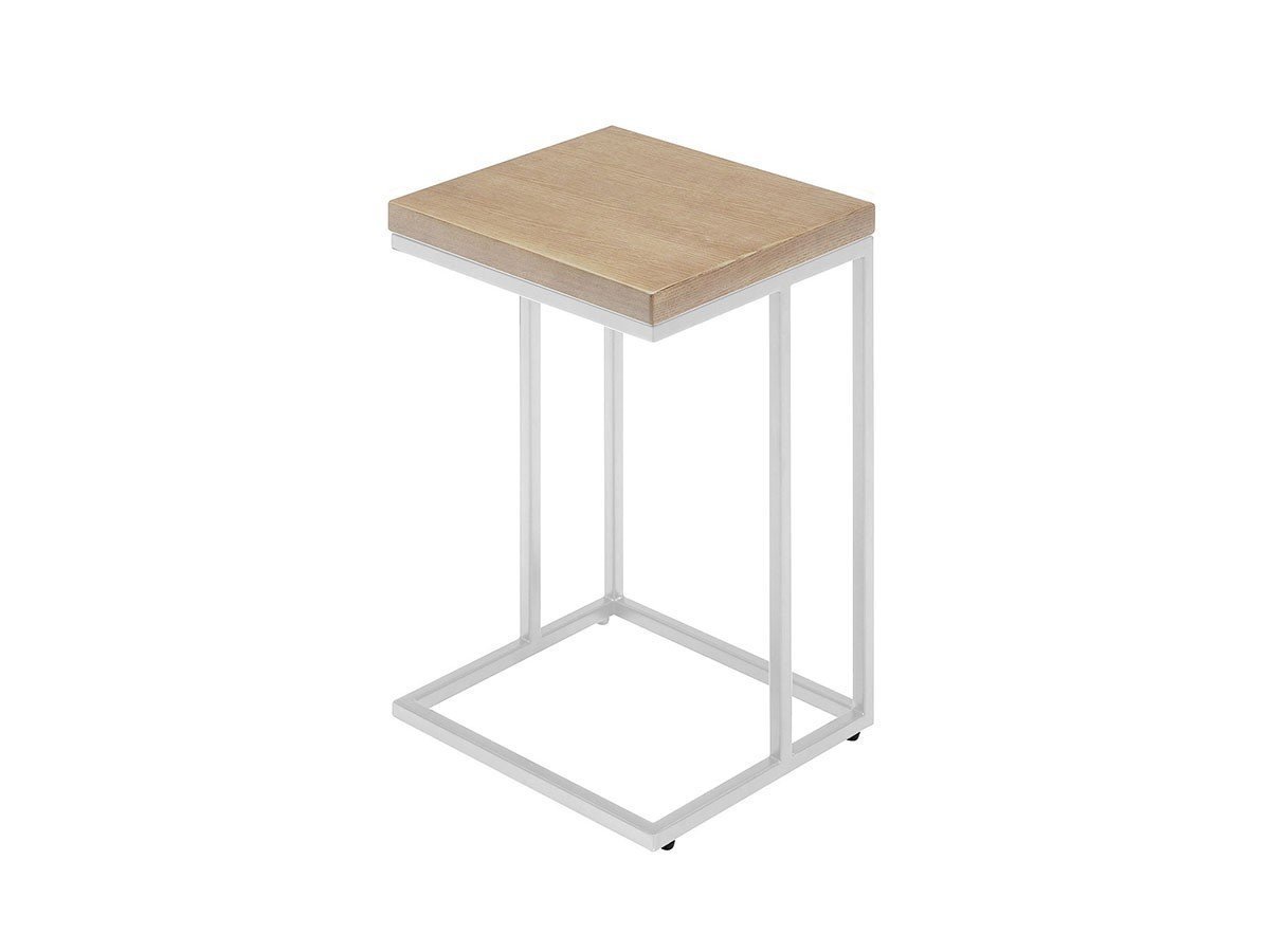 【フライミー ベーシック/FLYMEe BASIC / GOODS】のSIDE TABLE / サイドテーブル #118729 インテリア・キッズ・メンズ・レディースファッション・服の通販 founy(ファニー) 　送料無料　Free Shipping　スリム　Slim　テーブル　Table　フレーム　Flame　ホーム・キャンプ・アウトドア・お取り寄せ　Home,Garden,Outdoor,Camping Gear　家具・インテリア　Furniture　テーブル　Table　サイドテーブル・小テーブル　Side Table/Small Table　天板ナチュラル、脚部ホワイト|ID: prp329100004290512 ipo3291000000030160669