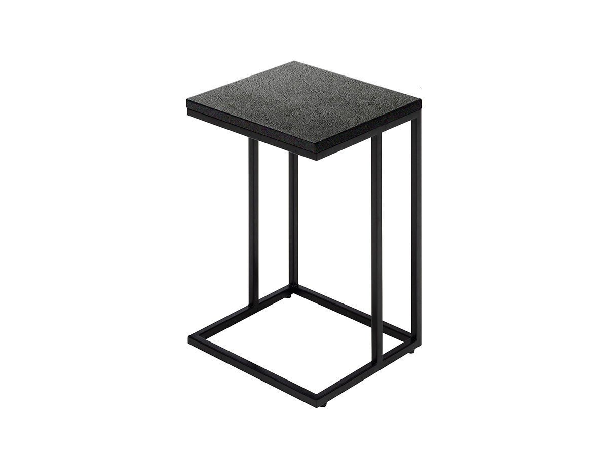 【フライミー ノワール/FLYMEe Noir / GOODS】のSIDE TABLE / サイドテーブル #118728 インテリア・キッズ・メンズ・レディースファッション・服の通販 founy(ファニー) 　送料無料　Free Shipping　スリム　Slim　テーブル　Table　フレーム　Flame　ホーム・キャンプ・アウトドア・お取り寄せ　Home,Garden,Outdoor,Camping Gear　家具・インテリア　Furniture　テーブル　Table　サイドテーブル・小テーブル　Side Table/Small Table　天板グレー、脚部ブラック|ID: prp329100004290513 ipo3291000000029773481