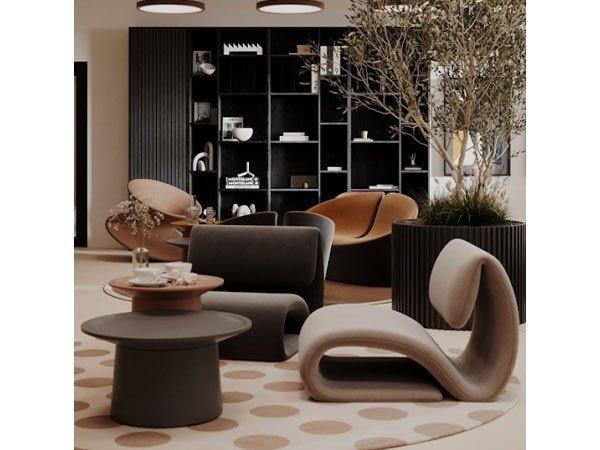【ダンフォーム/DAN FORM / GOODS】のDUBNA lounge chair / ドゥブナ ラウンジチェア 人気、トレンドファッション・服の通販 founy(ファニー) 　フォルム　Form　ホーム・キャンプ・アウトドア・お取り寄せ　Home,Garden,Outdoor,Camping Gear　家具・インテリア　Home Furniture & Interior. Stylish & Functional Living Spaces　チェア・椅子　Chair　ラウンジチェア　Lounge Chair　other-6|ID: prp329100004305629 ipo3291000000031465861