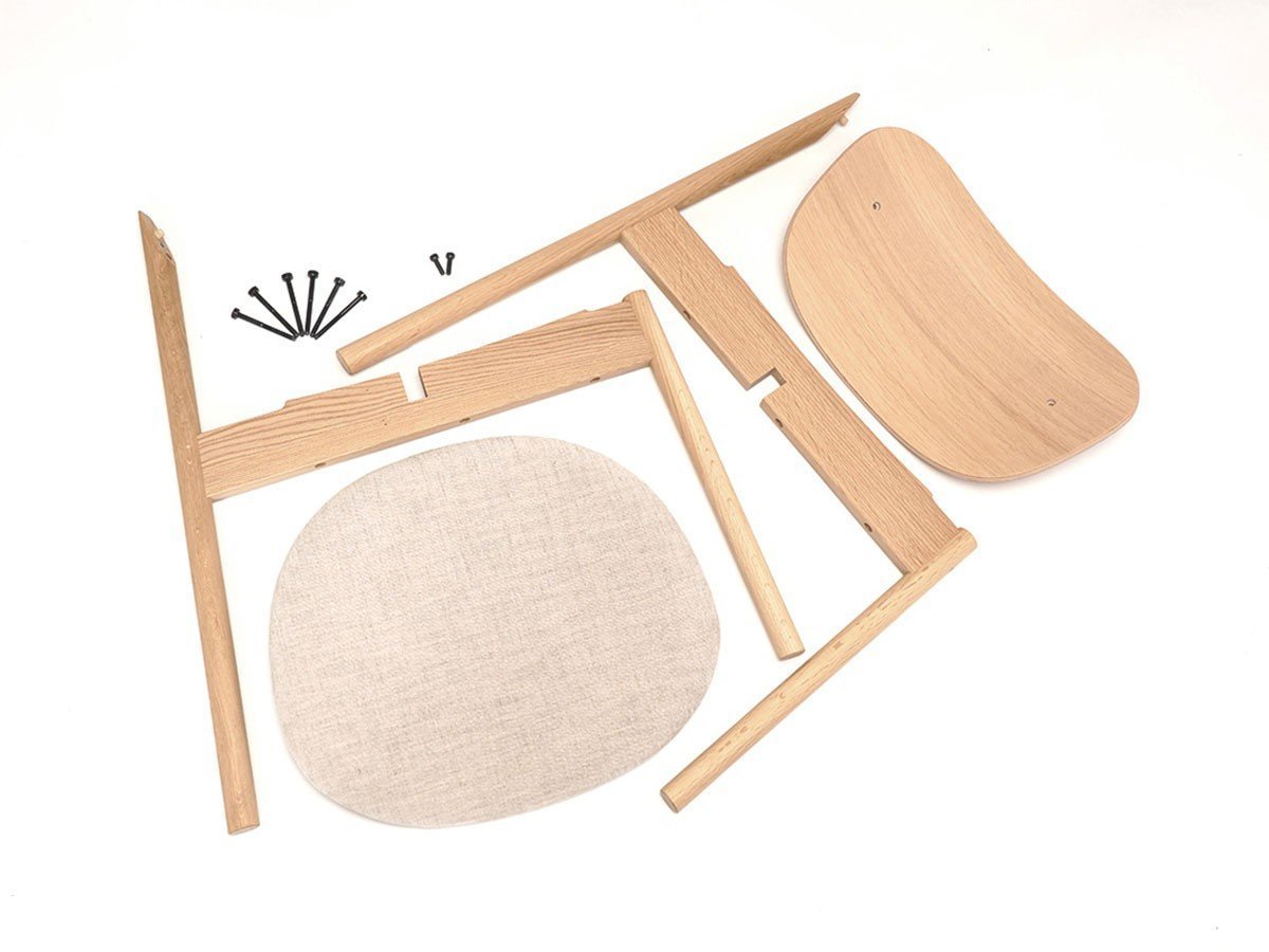 【石巻工房/Ishinomaki Laboratory / GOODS】のOBON CHAIR - Maker Pack / オボンチェア 張座 メイカーパック インテリア・キッズ・メンズ・レディースファッション・服の通販 founy(ファニー) 　送料無料　Free Shipping　コンパクト　Compact　シンプル　Simple　フィット　Fit　ホーム・キャンプ・アウトドア・お取り寄せ　Home,Garden,Outdoor,Camping Gear　家具・インテリア　Furniture　チェア・椅子　Chair　ダイニングチェア　Dining Chair　本商品は組立て式です。|ID: prp329100004308526 ipo3291000000029875352