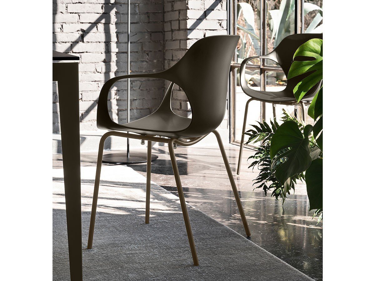 【コヌビア/connubia / GOODS】のOPS! / オプス CB/2311 インテリア・キッズ・メンズ・レディースファッション・服の通販 founy(ファニー) 　送料無料　Free Shipping　フォルム　Silhouette, Form　ホーム・キャンプ・アウトドア・お取り寄せ　Home Living / Home & Lifestyle / Camping Gear / Outdoor Camping　家具・インテリア　Home Furniture & Interior. Stylish & Functional Living Spaces　チェア・椅子　Seating & Chairs　ダイニングチェア・木製チェア　Dining Chairs　シートP56P マットソイルブラウン、脚部P38M マットラヴァ|ID: prp329100004313303 ipo3291000000035032001