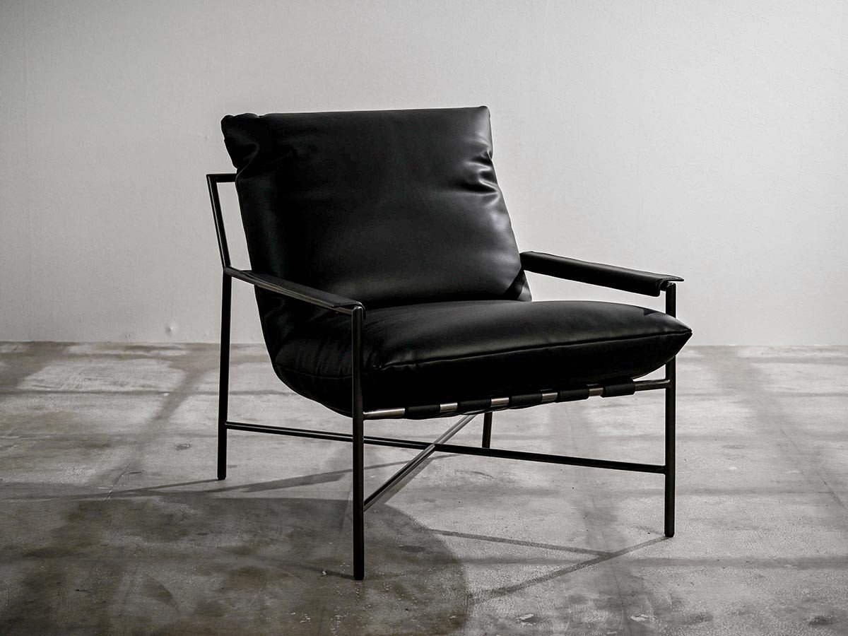 【オルグ/OLGUE / GOODS】のCHRON Personal Chair / クロン パーソナルチェア インテリア・キッズ・メンズ・レディースファッション・服の通販 founy(ファニー) 　クッション　Cushion　フィット　Fit　フェザー　Feather　フォーム　Form　フレーム　Flame　送料無料　Free Shipping　ホーム・キャンプ・アウトドア・お取り寄せ　Home,Garden,Outdoor,Camping Gear　家具・インテリア　Furniture　チェア・椅子　Chair　ラウンジチェア　Lounge Chair　張地:ブラック|ID: prp329100004315687 ipo3291000000029933003