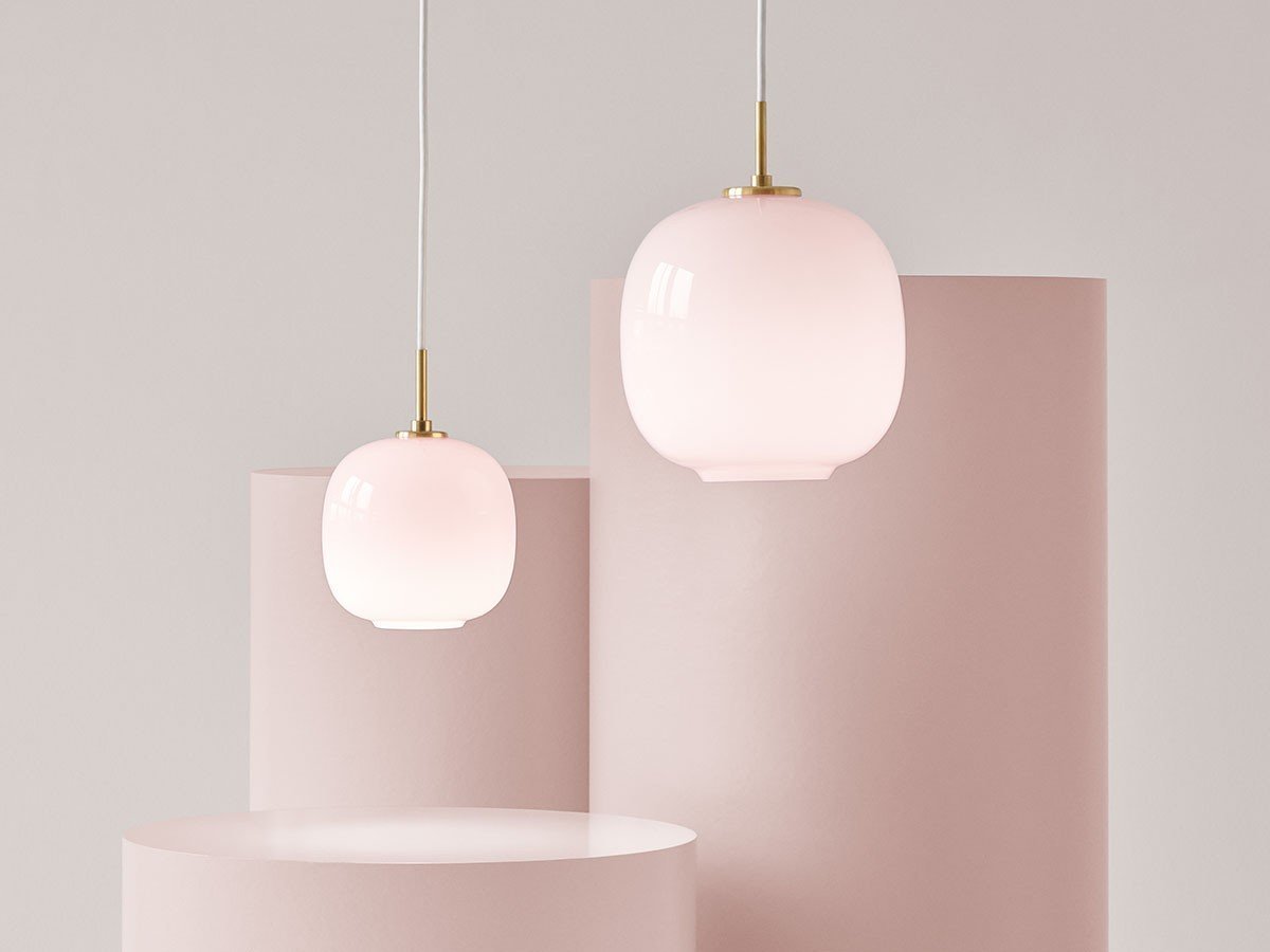 【ルイスポールセン/Louis Poulsen / GOODS】のVL 45 Radiohus Pendant / VL 45 ラジオハウス ペンダント 250(ペール・ローズ) インテリア・キッズ・メンズ・レディースファッション・服の通販 founy(ファニー) 　送料無料　Free Shipping　エレガント 上品　Elegant　ガラス　Glass, Glassware　ホーム・キャンプ・アウトドア・お取り寄せ　Home Living / Home & Lifestyle / Camping Gear / Outdoor Camping　家具・インテリア　Home Furniture & Interior. Stylish & Functional Living Spaces　ライト・照明　Lamps & Lighting Fixtures　ペンダントライト・吊り下げ照明　Pendant Light / Hanging Light Fixture　左:VL45 ラジオハウス ペンダント 175、右:VL45 ラジオハウス ペンダント 250(本商|ID: prp329100004330837 ipo3291000000035476189