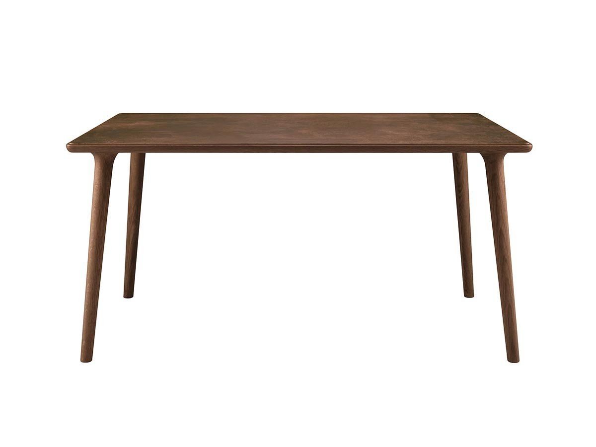 【ブリッジ/BRIDGE / GOODS】のLAMINAM DINING TABLE 150 / ラミナム ダイニングテーブル 幅150cm インテリア・キッズ・メンズ・レディースファッション・服の通販 founy(ファニー) 　イタリア　Italy　コレクション　Collection　テーブル　Table　ラウンド　Round　ホーム・キャンプ・アウトドア・お取り寄せ　Home,Garden,Outdoor,Camping Gear　家具・インテリア　Furniture　テーブル　Table　ダイニングテーブル　Dining Table　天板:ラミナム OS1、フレーム:ダークブラウン(オイル仕上)|ID: prp329100004341011 ipo3291000000030280947