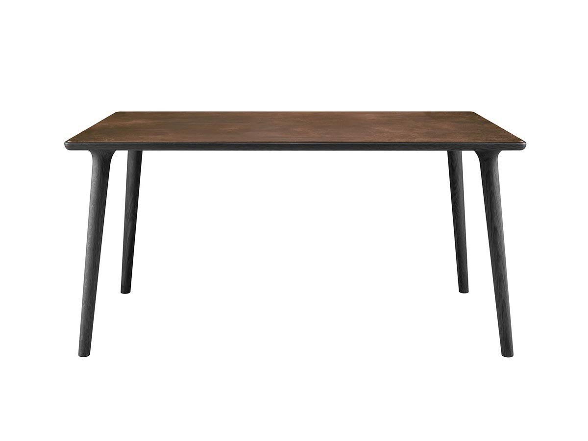 【ブリッジ/BRIDGE / GOODS】のLAMINAM DINING TABLE 150 / ラミナム ダイニングテーブル 幅150cm インテリア・キッズ・メンズ・レディースファッション・服の通販 founy(ファニー) 　イタリア　Italy　コレクション　Collection　テーブル　Table　ラウンド　Round　ホーム・キャンプ・アウトドア・お取り寄せ　Home,Garden,Outdoor,Camping Gear　家具・インテリア　Furniture　テーブル　Table　ダイニングテーブル　Dining Table　天板:ラミナム OS1、フレーム:ブラック(ポリウレタン樹脂塗装)|ID: prp329100004341011 ipo3291000000030280948