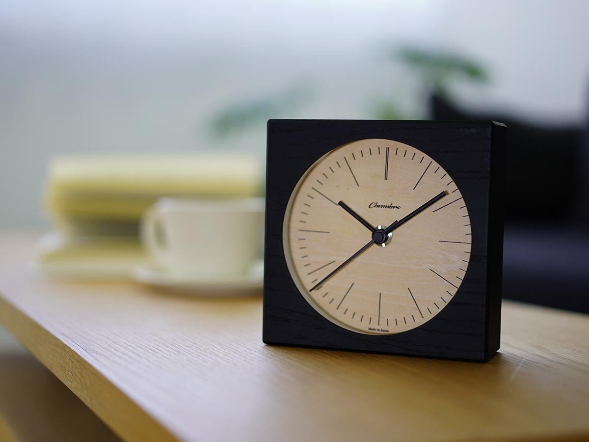 【フライミー ヴェール/FLYMEe vert / GOODS】のTable Clock / テーブルクロック #118893 インテリア・キッズ・メンズ・レディースファッション・服の通販 founy(ファニー) 　テーブル　Table　バランス　Balance　ブロック　Block　モダン　Modern　時計　Clock　ホーム・キャンプ・アウトドア・お取り寄せ　Home,Garden,Outdoor,Camping Gear　家具・インテリア　Furniture　その他 インテリア雑貨、家具　Furniture, Interior, Others　ブラック|ID: prp329100004347250 ipo3291000000030348273