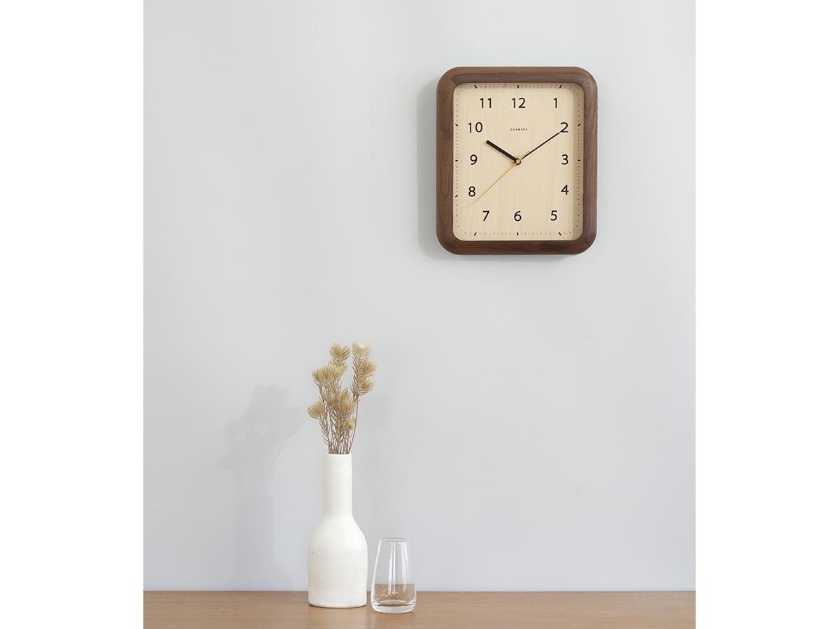 【フライミー ヴェール/FLYMEe vert / GOODS】のWall Clock / ウォールクロック #118890 インテリア・キッズ・メンズ・レディースファッション・服の通販 founy(ファニー) 　送料無料　Free Shipping　シルバー　Silver　フォルム　Form　フレーム　Flame　時計　Clock　ホーム・キャンプ・アウトドア・お取り寄せ　Home,Garden,Outdoor,Camping Gear　家具・インテリア　Furniture　その他 インテリア雑貨、家具　Furniture, Interior, Others　ウォルナット|ID: prp329100004347253 ipo3291000000030348303