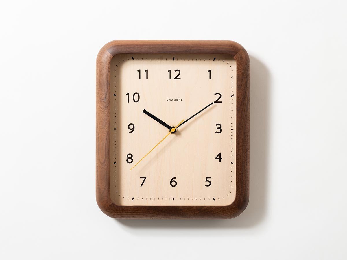 【フライミー ヴェール/FLYMEe vert / GOODS】のWall Clock / ウォールクロック #118890 インテリア・キッズ・メンズ・レディースファッション・服の通販 founy(ファニー) 　送料無料　Free Shipping　シルバー　Silver　フォルム　Form　フレーム　Flame　時計　Clock　ホーム・キャンプ・アウトドア・お取り寄せ　Home,Garden,Outdoor,Camping Gear　家具・インテリア　Furniture　その他 インテリア雑貨、家具　Furniture, Interior, Others　ウォルナット|ID: prp329100004347253 ipo3291000000030348305