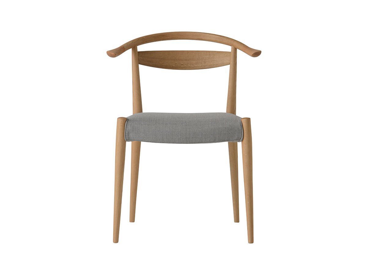 【日進木工/NISSHIN MOKKOU / GOODS】のWHITE WOOD Dining Chair / ホワイトウッド ダイニングチェア WOC-132 インテリア・キッズ・メンズ・レディースファッション・服の通販 founy(ファニー) 　ウッド　Wood　軽量　Lightweight　テーブル　Table　送料無料　Free Shipping　おすすめ　Recommend　ホーム・キャンプ・アウトドア・お取り寄せ　Home,Garden,Outdoor,Camping Gear　家具・インテリア　Furniture　チェア・椅子　Chair　ダイニングチェア　Dining Chair　張地:RE 43GR グレー(ファブリックC)、ON|ID: prp329100004356376 ipo3291000000030439082