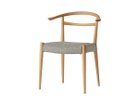 【日進木工/NISSHIN MOKKOU / GOODS】のWHITE WOOD Dining Chair / ホワイトウッド ダイニングチェア WOC-1310-O 張地:RE 43GR グレー(ファブリックC)、ON|ID:prp329100004356378