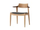 【日進木工/NISSHIN MOKKOU / GOODS】のWHITE WOOD Dining Chair / ホワイトウッド ダイニングチェア WOC-161 張地:AM 30D ダークブラウン(ファブリックB)|ID:prp329100004356389