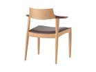 【日進木工/NISSHIN MOKKOU / GOODS】のWHITE WOOD Dining Chair / ホワイトウッド ダイニングチェア WOC-161 張地:エン 15D ダークブラウン(レザーL)|ID:prp329100004356389