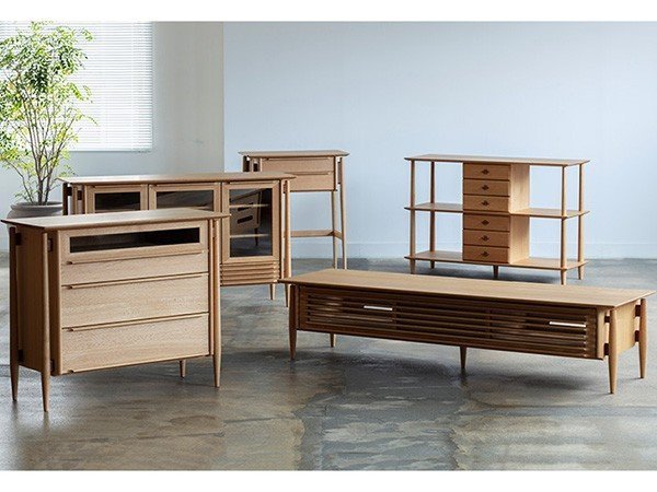 【日進木工/NISSHIN MOKKOU / GOODS】のWHITE WOOD Living Chest / ホワイトウッド リビングチェスト 人気、トレンドファッション・服の通販 founy(ファニー) 　送料無料　Free Shipping　ウッド　Wood　ガラス　Glass　ホーム・キャンプ・アウトドア・お取り寄せ　Home,Garden,Outdoor,Camping Gear　家具・インテリア　Furniture　収納家具・キャビネット　Storage Furniture　チェスト　Chest　ホーム・キャンプ・アウトドア・お取り寄せ　Home,Garden,Outdoor,Camping Gear　家具・インテリア　Furniture　テレビボード・テレビ台　TV Stand　テレビボード　Tv Board　other-4|ID: prp329100004356399 ipo3291000000031463831