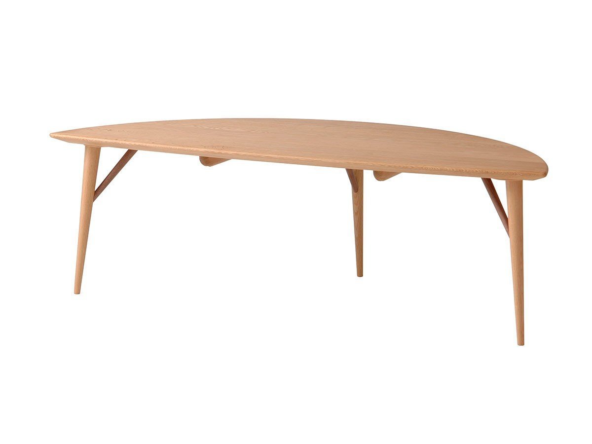 【日進木工/NISSHIN MOKKOU / GOODS】のWHITE WOOD Leaf Living Table / ホワイトウッド リーフ リビングテーブル 幅140cm 人気、トレンドファッション・服の通販 founy(ファニー) 　送料無料　Free Shipping　ウッド　Wood　テーブル　Table　モダン　Modern　モチーフ　Motif　リーフ　Leaf　ホーム・キャンプ・アウトドア・お取り寄せ　Home,Garden,Outdoor,Camping Gear　家具・インテリア　Furniture　テーブル　Table　ローテーブル・センターテーブル　Low Table/Center Table　 other-1|ID: prp329100004356406 ipo3291000000030439257