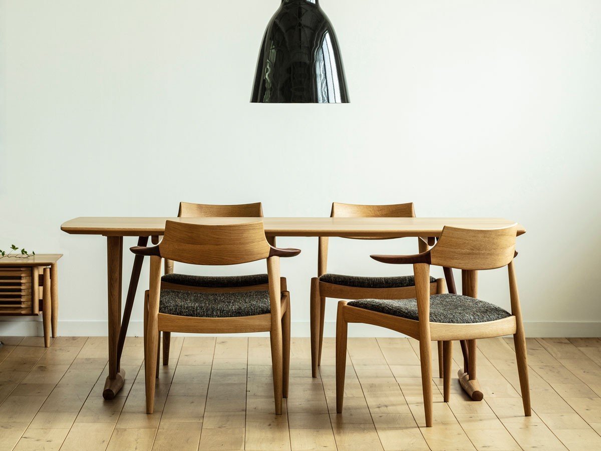 【日進木工/NISSHIN MOKKOU / GOODS】のWHITE WOOD Table / ホワイトウッド テーブル 高さ70cm インテリア・キッズ・メンズ・レディースファッション・服の通販 founy(ファニー) 　ウッド　Wood　テーブル　Table　ハーフ　Half　モダン　Modern　ホーム・キャンプ・アウトドア・お取り寄せ　Home,Garden,Outdoor,Camping Gear　家具・インテリア　Furniture　テーブル　Table　ダイニングテーブル　Dining Table　参考イメージ|ID: prp329100004356412 ipo3291000000030439306