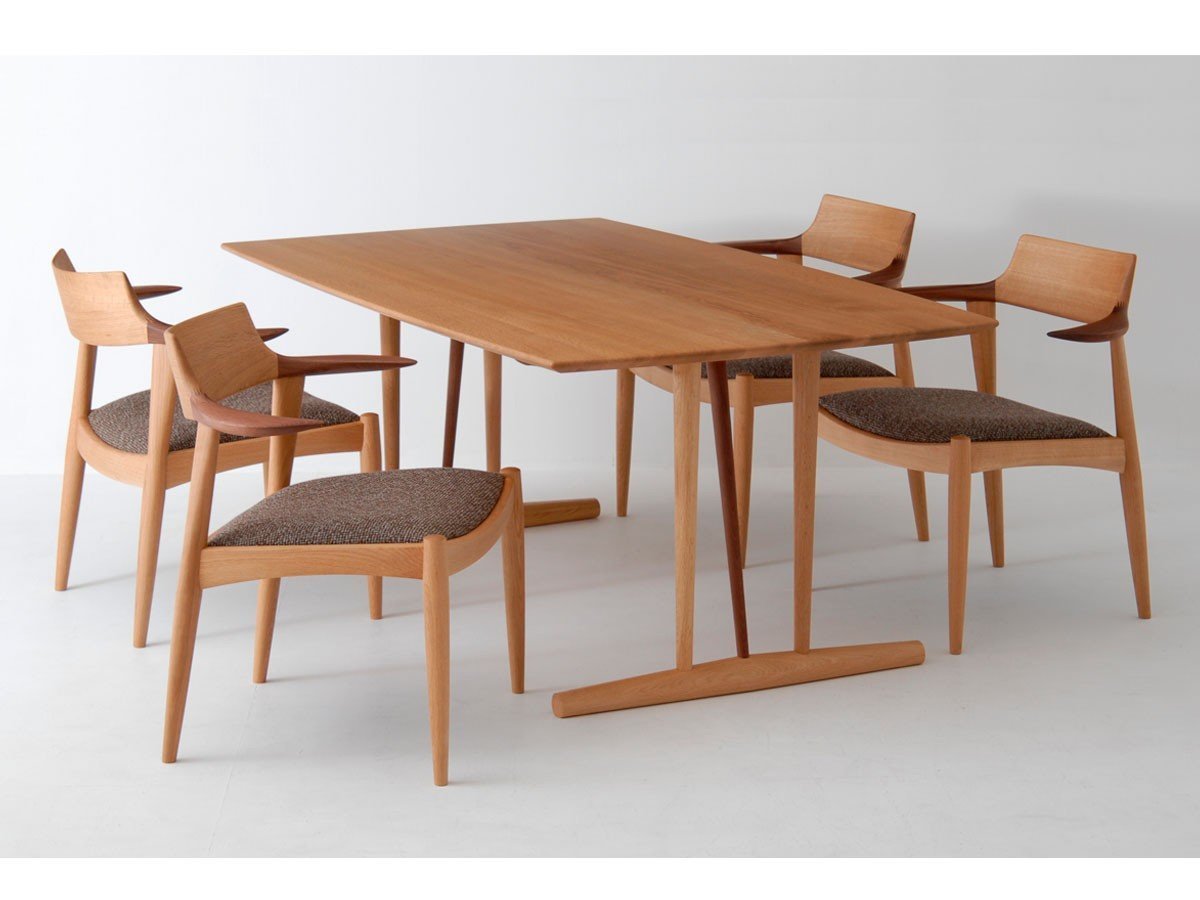 【日進木工/NISSHIN MOKKOU / GOODS】のWHITE WOOD Table / ホワイトウッド テーブル 高さ70cm インテリア・キッズ・メンズ・レディースファッション・服の通販 founy(ファニー) 　ウッド　Wood　テーブル　Table　ハーフ　Half　モダン　Modern　ホーム・キャンプ・アウトドア・お取り寄せ　Home,Garden,Outdoor,Camping Gear　家具・インテリア　Furniture　テーブル　Table　ダイニングテーブル　Dining Table　参考イメージ|ID: prp329100004356412 ipo3291000000030439308