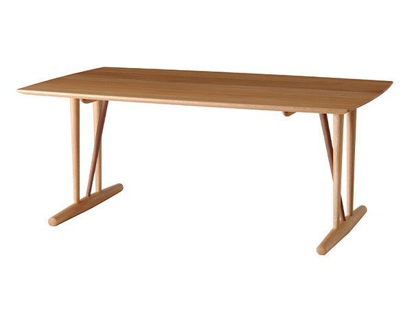 【日進木工/NISSHIN MOKKOU / GOODS】のWHITE WOOD LD Table / ホワイトウッド リビングダイニングテーブル 高さ65cm 人気、トレンドファッション・服の通販 founy(ファニー) 　ウッド　Wood　テーブル　Table　ハーフ　Half　モダン　Modern　ホーム・キャンプ・アウトドア・お取り寄せ　Home,Garden,Outdoor,Camping Gear　家具・インテリア　Furniture　テーブル　Table　ダイニングテーブル　Dining Table　 other-1|ID: prp329100004356413 ipo3291000000030439310