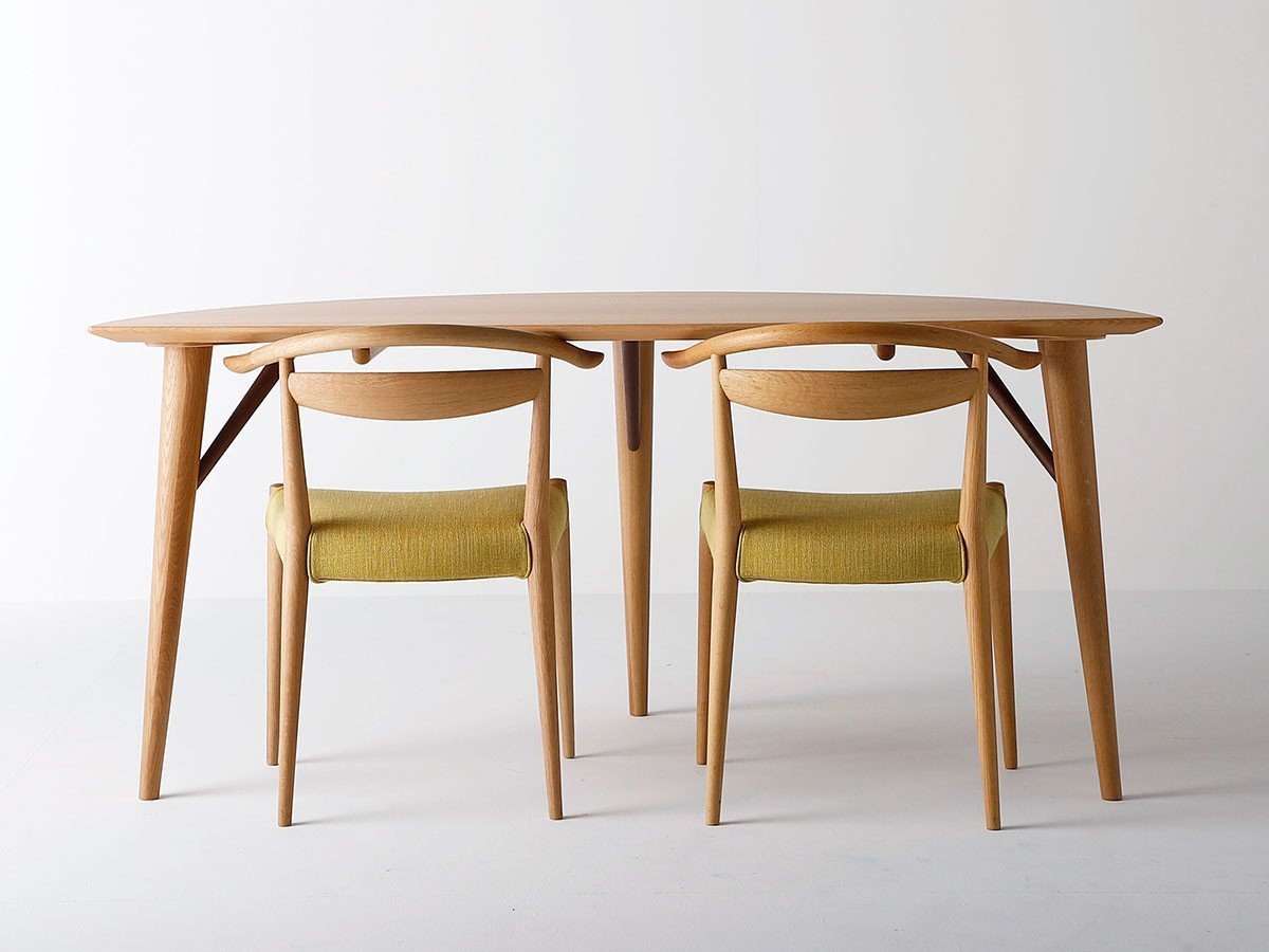 【日進木工/NISSHIN MOKKOU / GOODS】のWHITE WOOD Leaf Table / ホワイトウッド リーフテーブル 人気、トレンドファッション・服の通販 founy(ファニー) 　ウッド　Wood　テーブル　Table　モダン　Modern　モチーフ　Motif　リーフ　Leaf　ホーム・キャンプ・アウトドア・お取り寄せ　Home,Garden,Outdoor,Camping Gear　家具・インテリア　Furniture　テーブル　Table　ダイニングテーブル　Dining Table　other-5|ID: prp329100004356414 ipo3291000000031463941