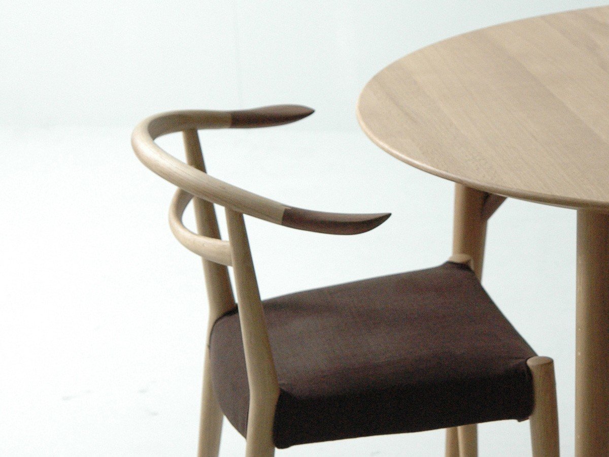 【日進木工/NISSHIN MOKKOU / GOODS】のWHITE WOOD Round Table / ホワイトウッド ラウンドテーブル 人気、トレンドファッション・服の通販 founy(ファニー) 　ウッド　Wood　シンプル　Simple　テーブル　Table　モダン　Modern　ラウンド　Round　ホーム・キャンプ・アウトドア・お取り寄せ　Home,Garden,Outdoor,Camping Gear　家具・インテリア　Furniture　テーブル　Table　カフェテーブル　Cafe Table　other-5|ID: prp329100004356415 ipo3291000000031463951
