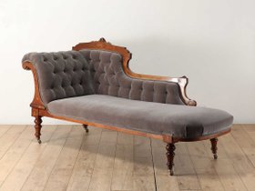 【ロイズ アンティークス/Lloyd's Antiques / GOODS】 Real Antique Chaise Longue / 英国アンティーク家具 シェーズロング QF001027人気、トレンドファッション・服の通販 founy(ファニー) アンティーク Antique エレガント 上品 Elegant ファブリック Fabric フレーム Flame ホーム・キャンプ・アウトドア・お取り寄せ Home,Garden,Outdoor,Camping Gear 家具・インテリア Furniture その他 インテリア雑貨、家具 Furniture, Interior, Others |ID:prp329100004378373