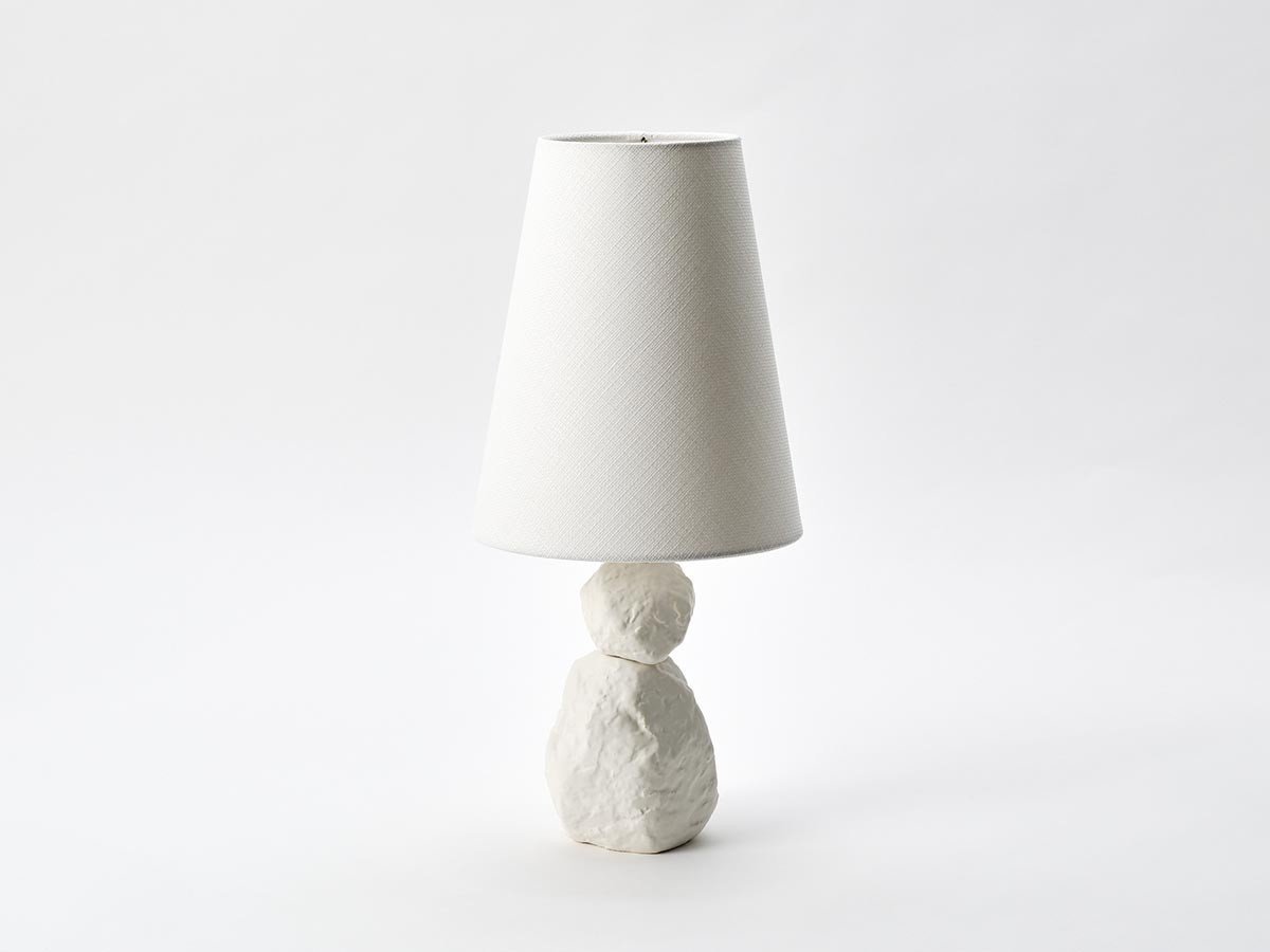 【サードセラミックス/3RD CERAMICS / GOODS】のTABLE LAMP / 土のテーブルランプ インテリア・キッズ・メンズ・レディースファッション・服の通販 founy(ファニー) 　送料無料　Free Shipping　ストレート　Straight　テクスチャー　Texture　テーブル　Table　ホーム・キャンプ・アウトドア・お取り寄せ　Home,Garden,Outdoor,Camping Gear　家具・インテリア　Furniture　ライト・照明　Lighting & Light Fixtures　シェードタイプ:サンカク、サイズ:2段|ID: prp329100004389240 ipo3291000000030683425