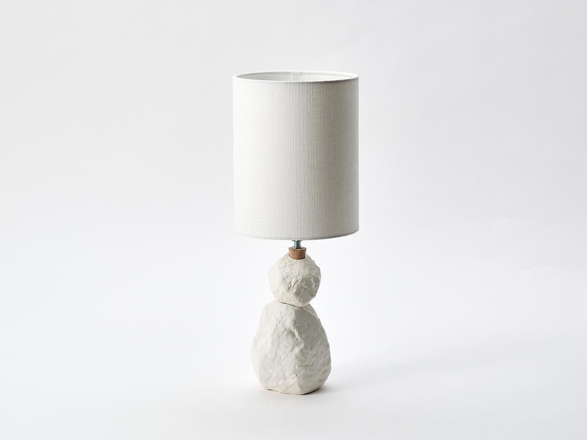 【サードセラミックス/3RD CERAMICS / GOODS】のTABLE LAMP / 土のテーブルランプ インテリア・キッズ・メンズ・レディースファッション・服の通販 founy(ファニー) 　送料無料　Free Shipping　ストレート　Straight　テクスチャー　Texture　テーブル　Table　ホーム・キャンプ・アウトドア・お取り寄せ　Home,Garden,Outdoor,Camping Gear　家具・インテリア　Furniture　ライト・照明　Lighting & Light Fixtures　シェードタイプ:ストレート、サイズ:2段|ID: prp329100004389240 ipo3291000000030683427