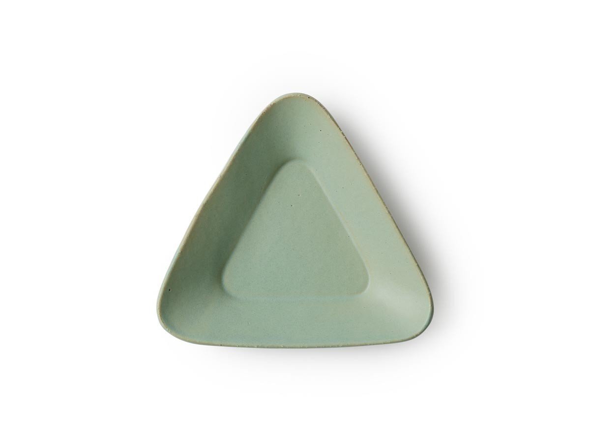 【サードセラミックス/3RD CERAMICS / GOODS】のOTSUMAMIZARA Triangle / おつまみ皿 トライアングル インテリア・キッズ・メンズ・レディースファッション・服の通販 founy(ファニー) 　アクセサリー　Accessories　テーブル　Table　トライアングル　Triangle　ハーフ　Half　プレート　Plate　皿　Dish　グリーン|ID: prp329100004389288 ipo3291000000030683842