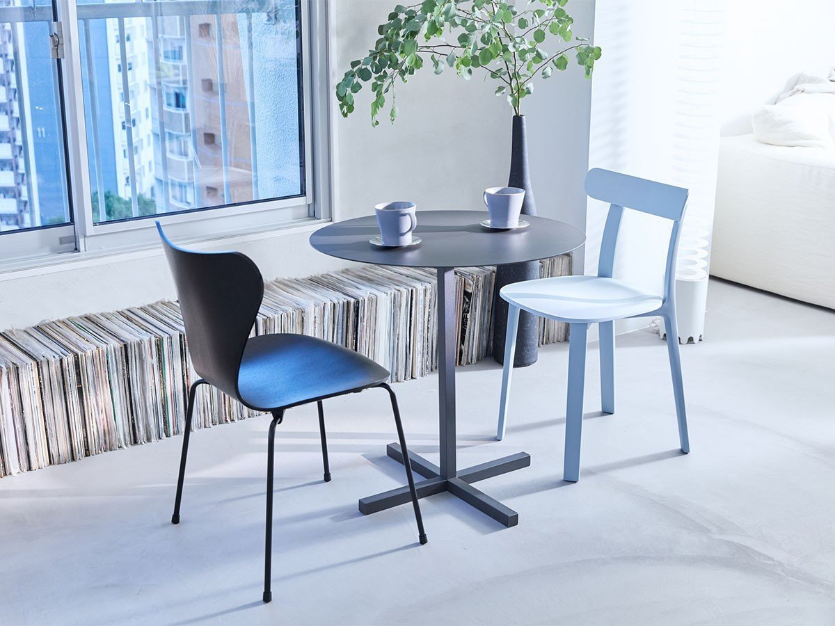 【デュエンデ/DUENDE / GOODS】のSOLID STEEL DINNER TABLE ROUND / ソリッドスチール ダイナーテーブル ラウンド 人気、トレンドファッション・服の通販 founy(ファニー) 　送料無料　Free Shipping　コンパクト　Compact　スリム　Slim　テーブル　Table　ラウンド　Round　ワーク　Work　ホーム・キャンプ・アウトドア・お取り寄せ　Home,Garden,Outdoor,Camping Gear　家具・インテリア　Furniture　テーブル　Table　カフェテーブル　Cafe Table　other-2|ID: prp329100004403727 ipo3291000000031460864