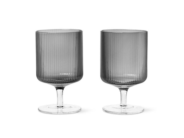 【ファームリビング/ferm LIVING / GOODS】のRipple Wine Glasses / リップル ワイングラス 2脚セット インテリア・キッズ・メンズ・レディースファッション・服の通販 founy(ファニー) https://founy.com/ ウォーター Water ガラス Glass, Glassware グラス Glass, Eyewear テーブル Table, Dining Table ハンド Hand, Handmade |ID: prp329100004403730 ipo3291000000034807790