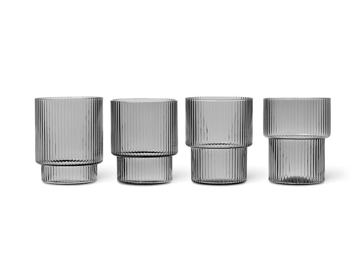 【ファームリビング/ferm LIVING / GOODS】のRipple Glasses / リップル グラス 4個セット 人気、トレンドファッション・服の通販 founy(ファニー) 　ガラス　Glass　グラス　Glass　タンブラー　Tumbler　テーブル　Table　ハンド　Hand　other-2|ID: prp329100004403733 ipo3291000000031460915