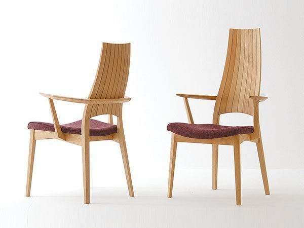 【日進木工/NISSHIN MOKKOU / GOODS】のCARVE High-back Armchair / カーヴ ハイバックアームチェア インテリア・キッズ・メンズ・レディースファッション・服の通販 founy(ファニー) 　クッション　Cushion, Throw Pillow　モチーフ　Motif, Design Theme　送料無料　Free Shipping　ホーム・キャンプ・アウトドア・お取り寄せ　Home Living / Home & Lifestyle / Camping Gear / Outdoor Camping　家具・インテリア　Home Furniture & Interior. Stylish & Functional Living Spaces　チェア・椅子　Seating & Chairs　ダイニングチェア・木製チェア　Dining Chairs　ホーム・キャンプ・アウトドア・お取り寄せ　Home Living / Home & Lifestyle / Camping Gear / Outdoor Camping　家具・インテリア　Home Furniture & Interior. Stylish & Functional Living Spaces　チェア・椅子　Seating & Chairs　アームチェア・アクセントチェア　Armchairs & Accent Chairs　左:ミドルバックアームチェア、右:本商品|ID: prp329100004419025 ipo3291000000030851943