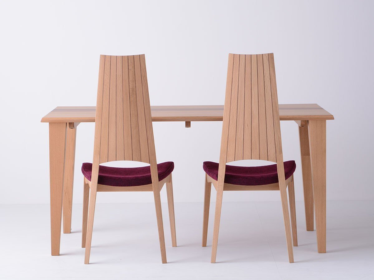 【日進木工/NISSHIN MOKKOU / GOODS】のCARVE Four-leg Table / カーヴ 4本脚テーブル 人気、トレンドファッション・服の通販 founy(ファニー) 　テーブル　Table　モダン　Modern　ホーム・キャンプ・アウトドア・お取り寄せ　Home,Garden,Outdoor,Camping Gear　家具・インテリア　Furniture　テーブル　Table　ダイニングテーブル　Dining Table　other-3|ID: prp329100004419101 ipo3291000000031460637