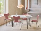 【フリッツ ハンセン/FRITZ HANSEN / GOODS】のTABLE SERIES SUPERELLIPSE / テーブルシリーズ スーパー楕円テーブル スパンレッグ B612 天板:ラミネート / ホワイト、脚部:ブラウンブロンズ|ID:prp329100004425895