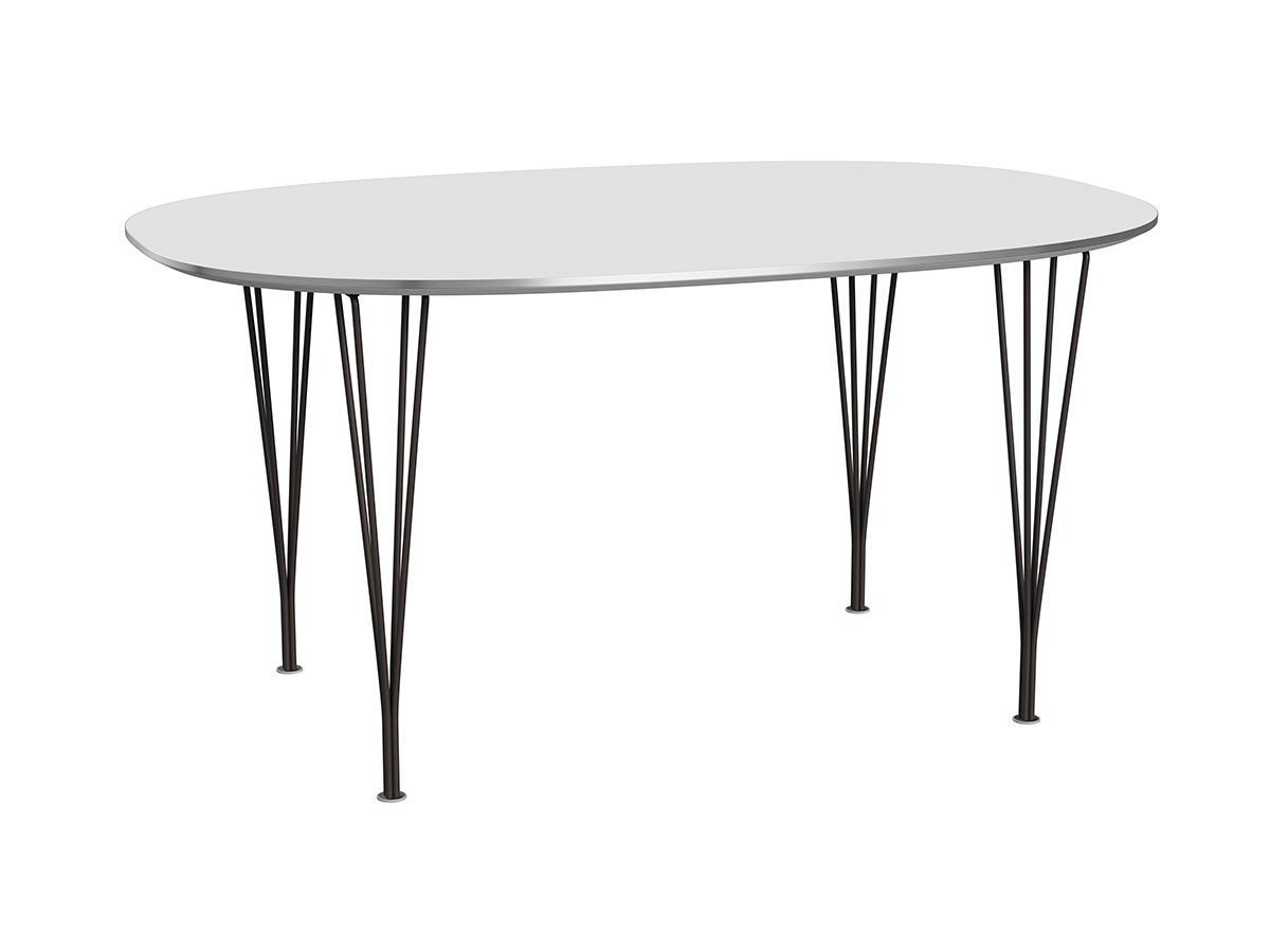 【フリッツ ハンセン/FRITZ HANSEN / GOODS】のTABLE SERIES SUPERELLIPSE / テーブルシリーズ スーパー楕円テーブル スパンレッグ B612 人気、トレンドファッション・服の通販 founy(ファニー) 　テーブル　Table　フォルム　Form　ホーム・キャンプ・アウトドア・お取り寄せ　Home,Garden,Outdoor,Camping Gear　家具・インテリア　Furniture　テーブル　Table　ダイニングテーブル　Dining Table　other-5|ID: prp329100004425895 ipo3291000000031459573