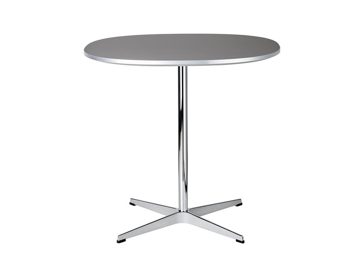 【フリッツ ハンセン/FRITZ HANSEN / GOODS】のTABLE SERIES SUPERCIRCULAR / テーブルシリーズ スーパー円テーブル 4スターベース A602 インテリア・キッズ・メンズ・レディースファッション・服の通販 founy(ファニー) 　テーブル　Table　ホーム・キャンプ・アウトドア・お取り寄せ　Home,Garden,Outdoor,Camping Gear　家具・インテリア　Home Furniture & Interior. Stylish & Functional Living Spaces　テーブル　Table　カフェテーブル　Cafe Table　天板:ラミネート / グレーエフェソ、脚部:サテン仕上|ID: prp329100004425897 ipo3291000000030904020