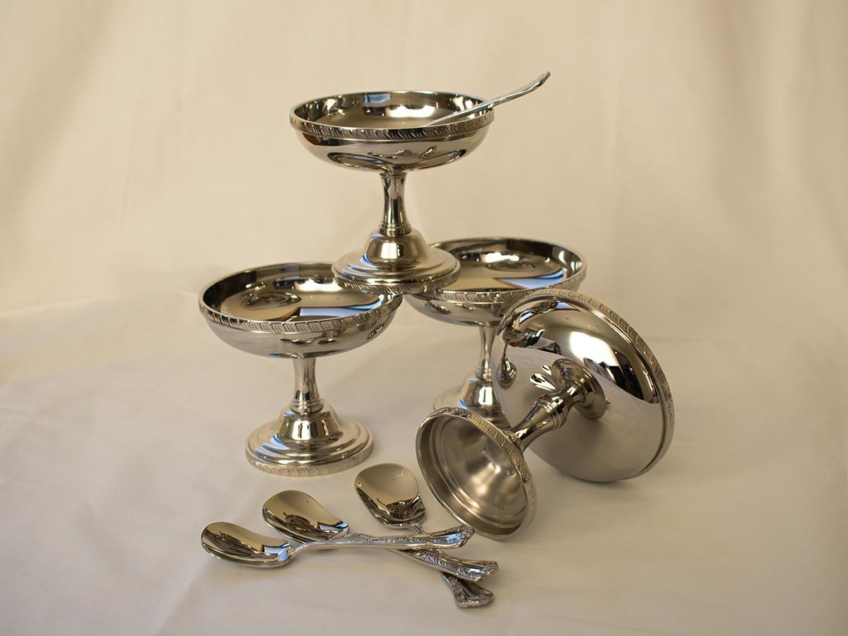 【アズイットイズ/AS IT IS / GOODS】のIcecream Cup & Spoon / アイスクリームカップ & スプーン(シルバー) 人気、トレンドファッション・服の通販 founy(ファニー) 　アンティーク　Antique　クラシック　Classic　コーティング　Coating　シルバー　Silver　スタンダード　Standard　テーブル　Table　デザート　Dessert　送料無料　Free Shipping　other-5|ID: prp329100004435138 ipo3291000000031458637