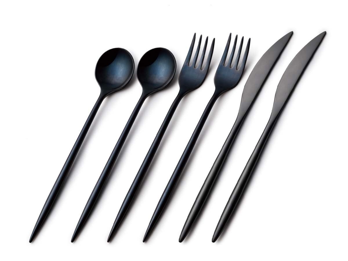 【アズイットイズ/AS IT IS / GOODS】のSUGATA Cutlery Set / スガタ カトラリー 6本セット(ブラック) インテリア・キッズ・メンズ・レディースファッション・服の通販 founy(ファニー) 　コーティング　Coating, Coated Finish　シンプル　Simple, Minimal　テーブル　Table, Dining Table　モダン　Modern, Contemporary　送料無料　Free Shipping　-|ID: prp329100004435144 ipo3291000000030980926