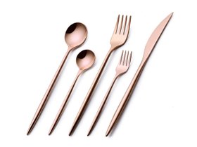 【アズイットイズ/AS IT IS / GOODS】のSUGATA Cutlery Set / スガタ カトラリー 5本セット(ロゼ) 人気、トレンドファッション・服の通販 founy(ファニー) エレガント 上品 Elegant コーティング Coating シンプル Simple テーブル Table 送料無料 Free Shipping |ID:prp329100004435149
