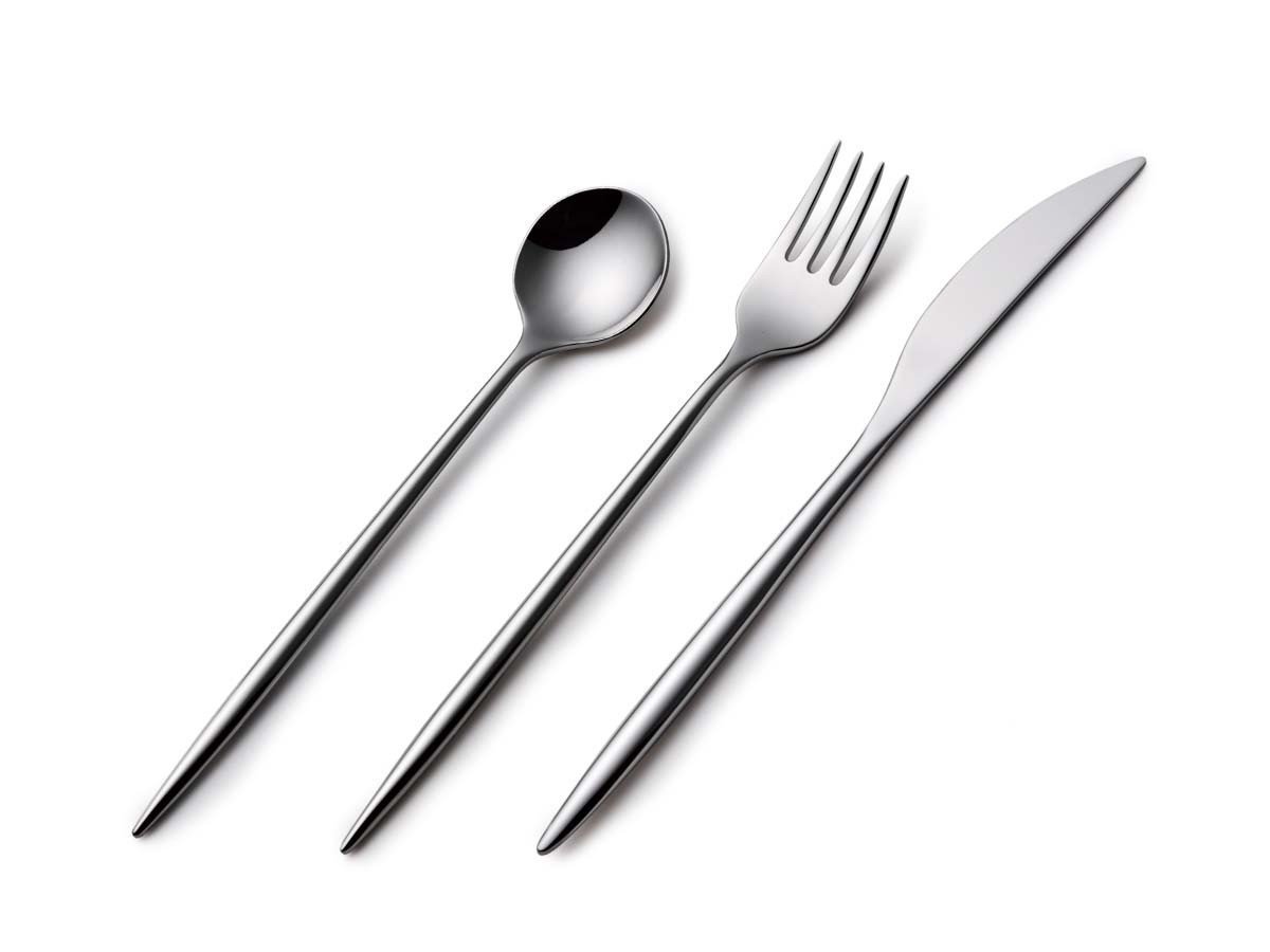 【アズイットイズ/AS IT IS / GOODS】のSUGATA Cutlery Set / スガタ カトラリー 3本セット(シルバー) インテリア・キッズ・メンズ・レディースファッション・服の通販 founy(ファニー) 　コーティング　Coating, Coated Finish　シルバー　Silver, Metallic Silver　シンプル　Simple, Minimal　スタンダード　Standard, Basic　テーブル　Table, Dining Table　-|ID: prp329100004435161 ipo3291000000030980985