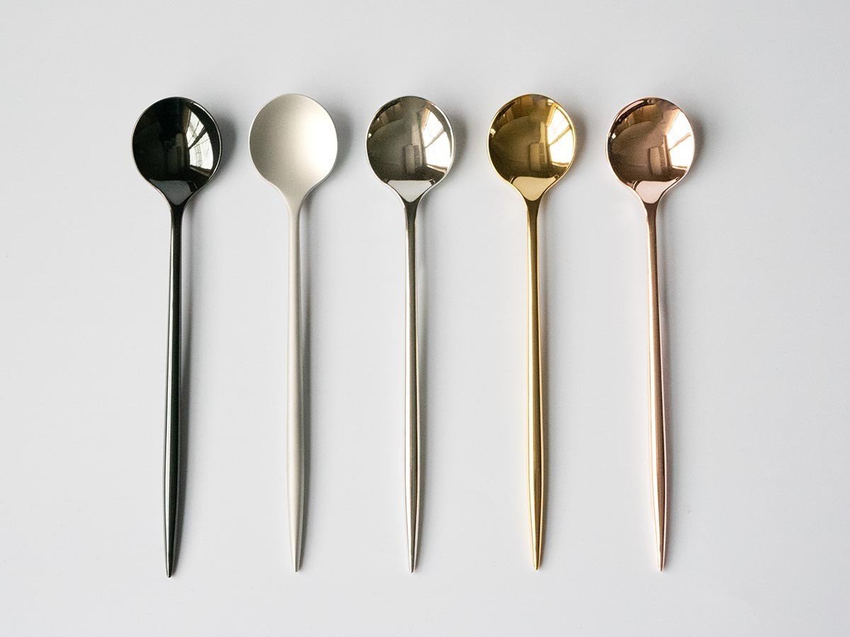 【アズイットイズ/AS IT IS / GOODS】のSUGATA Cutlery Set / スガタ カトラリー 3本セット(ホワイト) インテリア・キッズ・メンズ・レディースファッション・服の通販 founy(ファニー) 　コーティング　Coating, Coated Finish　シンプル　Simple, Minimal　テーブル　Table, Dining Table　左から:ブラック、ホワイト(本商品)、シルバー、ゴールド、ロゼ|ID: prp329100004435164 ipo3291000000035327947