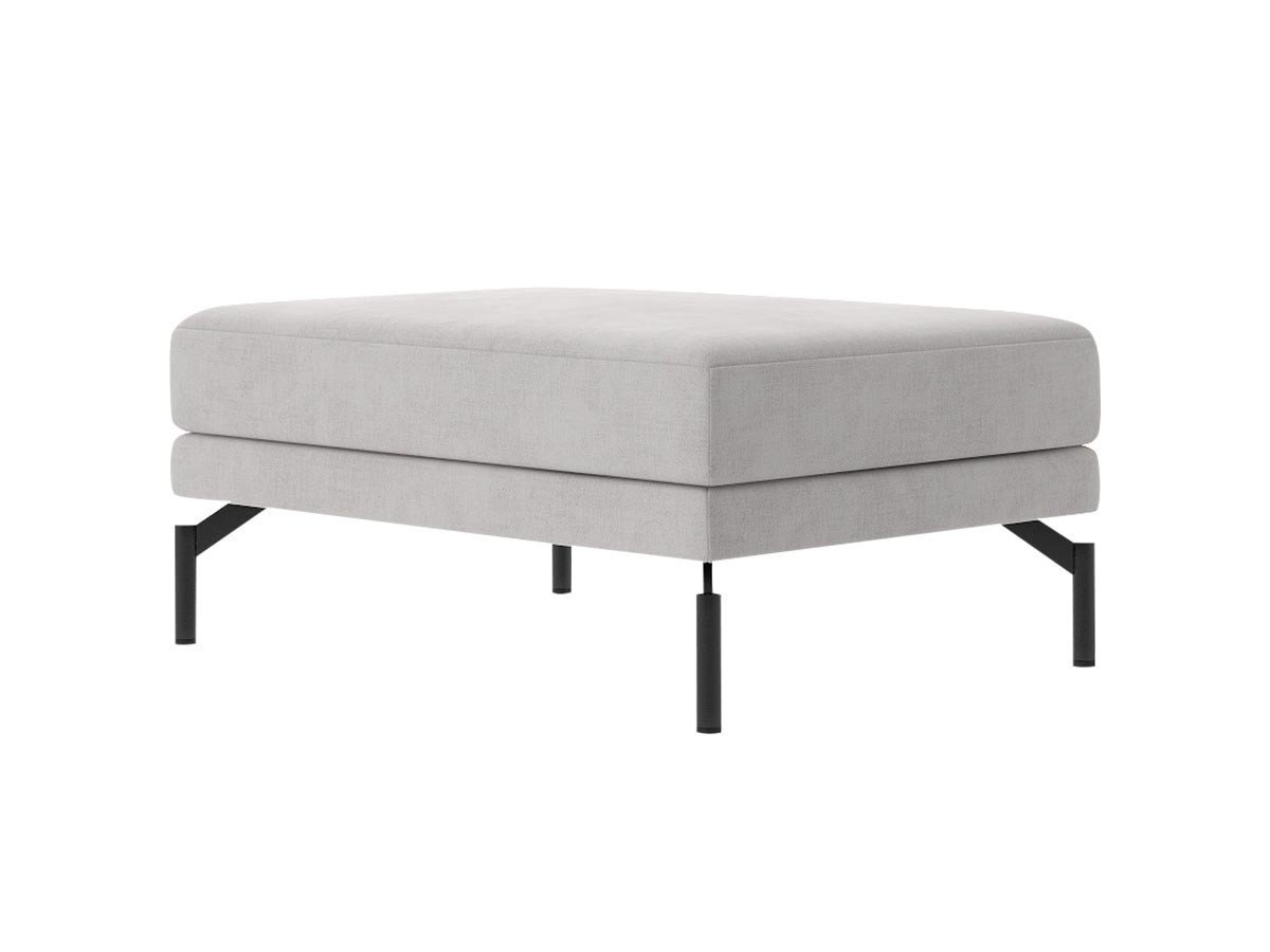 【フランネルソファ/FLANNEL SOFA / GOODS】のLENIS STOOL LARGE / レニス スツール ラージ インテリア・キッズ・メンズ・レディースファッション・服の通販 founy(ファニー) 　送料無料　Free Shipping　モダン　Modern　リラックス　Relax　ホーム・キャンプ・アウトドア・お取り寄せ　Home,Garden,Outdoor,Camping Gear　家具・インテリア　Furniture　その他 インテリア雑貨、家具　Furniture, Interior, Others　張地:HUシリーズ ライトグレー(グループ4)、脚部ブラック焼付塗装|ID: prp329100004438010 ipo3291000000030998982