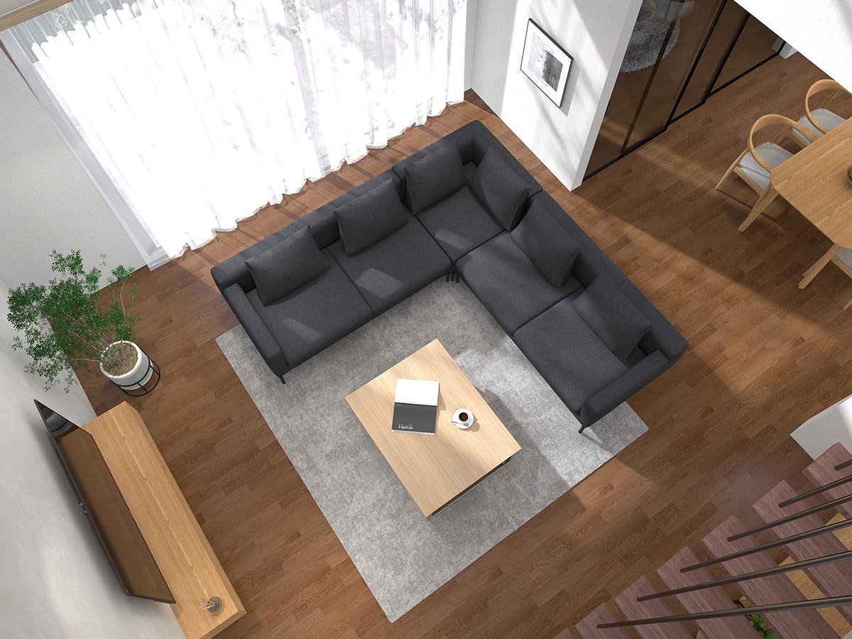 【フランネルソファ/FLANNEL SOFA / GOODS】のLENIS 1P CORNER SOFA / レニス 1人掛けコーナーソファ インテリア・キッズ・メンズ・レディースファッション・服の通販 founy(ファニー) 　クッション　Cushion　シンプル　Simple　スタンダード　Standard　パイピング　Piping　フォルム　Form　ポケット　Pocket　モダン　Modern　リラックス　Relax　ホーム・キャンプ・アウトドア・お取り寄せ　Home,Garden,Outdoor,Camping Gear　家具・インテリア　Furniture　ソファー　Sofa　張地:HCシリーズ チャコールグレー(グループ5)、脚部ブラック焼付塗装|ID: prp329100004438013 ipo3291000000030999078