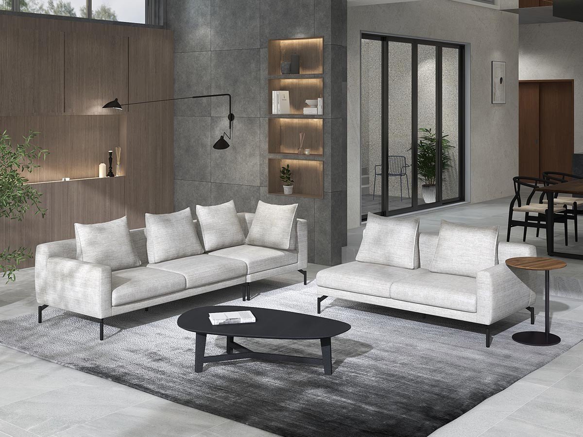 【フランネルソファ/FLANNEL SOFA / GOODS】のLENIS 1P CORNER SOFA / レニス 1人掛けコーナーソファ インテリア・キッズ・メンズ・レディースファッション・服の通販 founy(ファニー) 　クッション　Cushion　シンプル　Simple　スタンダード　Standard　パイピング　Piping　フォルム　Form　ポケット　Pocket　モダン　Modern　リラックス　Relax　ホーム・キャンプ・アウトドア・お取り寄せ　Home,Garden,Outdoor,Camping Gear　家具・インテリア　Furniture　ソファー　Sofa　組合せ例:2.5人掛け片肘ソファ、1人掛けコーナーソファ(本商品)、3人掛け片肘ソファ|ID: prp329100004438013 ipo3291000000030999080